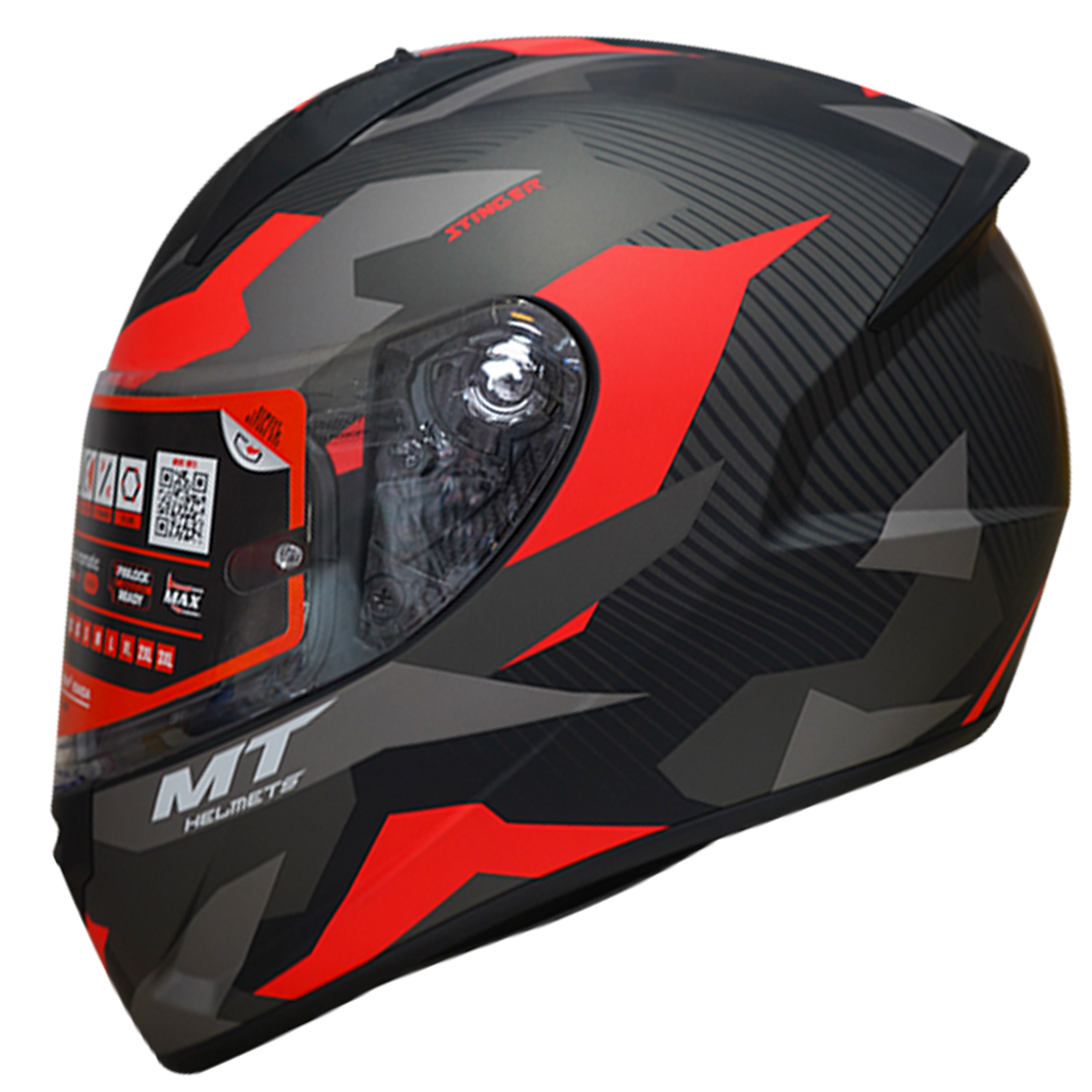 CASCO MT STINGER TRACKER ROJO PERLA